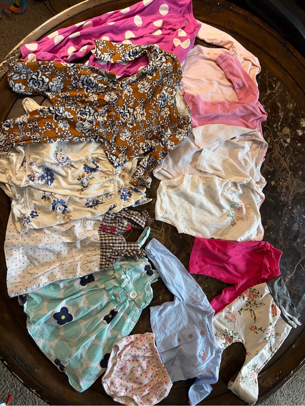 Summertime baby girl clothes bundle